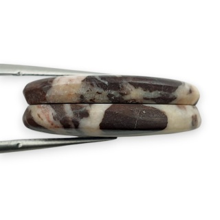 Jaspis kawowy para kaboszonów z dziurką 24x13 mm nr R228