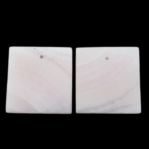 Kalcyt manganowy para kaboszonów z dziurką 22x20 mm nr R235