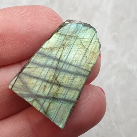 Labradorite polished slab 30x20 mm no 417