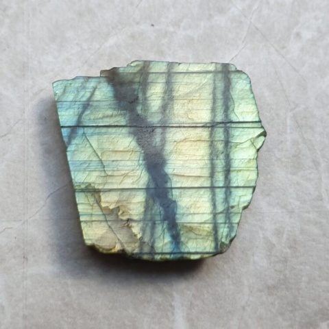 Labradoryt plaster polerowany 31x31 mm nr 393