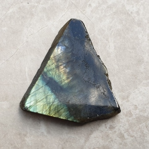 Labradorite polished slab 37x34 mm no 411