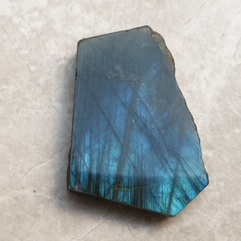 Labradoryt plaster polerowany 39x28 mm nr 396