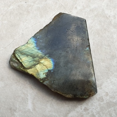 Labradorite polished slab 41x34 mm no 385