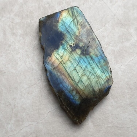 Labradorite polished slab 42x23 mm no 408