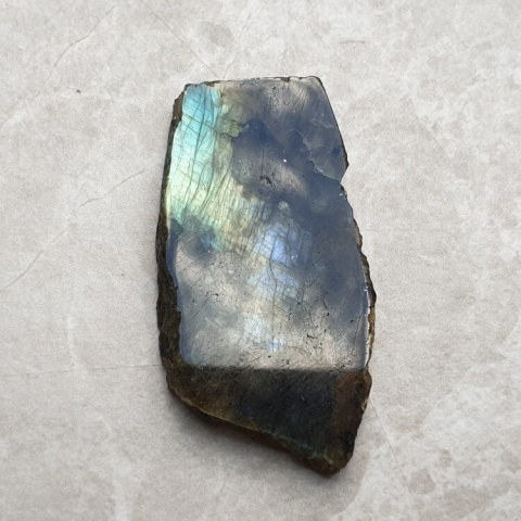 Labradorite polished slab 42x23 mm no 408