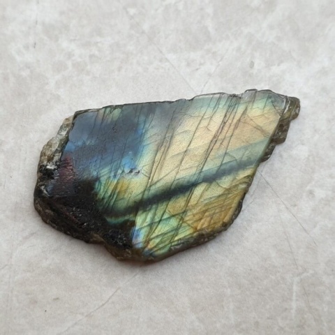 Labradorite polished slab 43x23 mm no 421