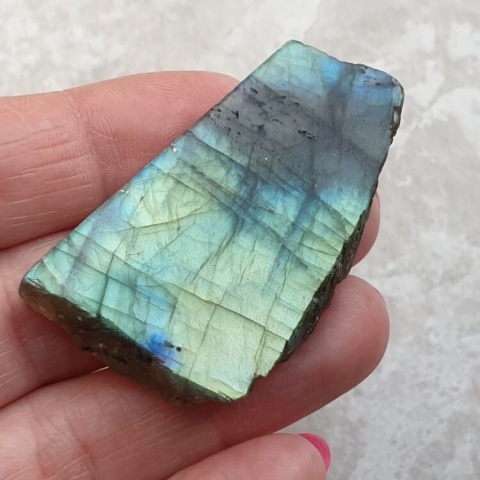 Labradorite polished slab 47x27 mm no 378