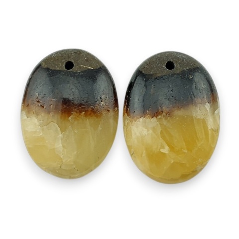 Septaria para kaboszonów z dziurką 18x13 mm nr R457