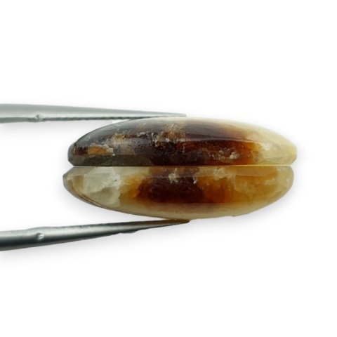 Septarian pair of cabochons with hole 20x15 mm no R447