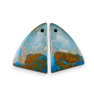 Szatukit para kaboszonów z dziurką 20x14 mm nr R148