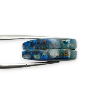 Szatukit para kaboszonów z dziurką 23x14 mm nr R125