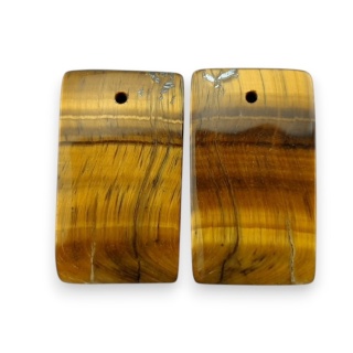 Tygrysie oko para kaboszonów z dziurką 23x13 mm nr R223