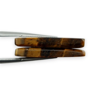 Tygrysie oko para kaboszonów z dziurką 25x11 mm nr R211