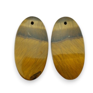 Tygrysie oko para kaboszonów z dziurką 26x13 mm nr R168