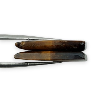 Tygrysie oko para kaboszonów z dziurką 26x13 mm nr R215