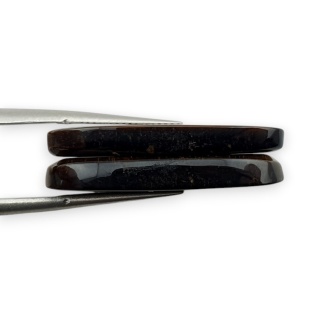 Tygrysie oko para kaboszonów z dziurką 27x11 mm nr R222