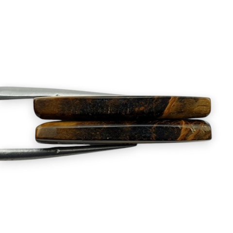 Tygrysie oko para kaboszonów z dziurką 28x11 mm nr R170