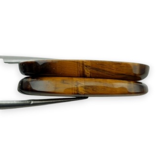Tygrysie oko para kaboszonów z dziurką 30x16 mm nr R196