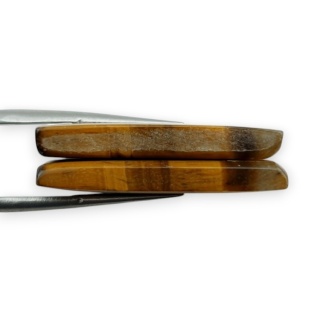Tygrysie oko para kaboszonów z dziurką 30x16 mm nr R208