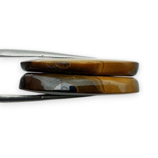 Tygrysie oko para kaboszonów z dziurką 30x19 mm nr R207