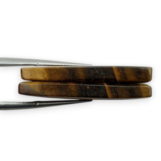 Tygrysie oko para kaboszonów z dziurką 31x11 mm nr R219