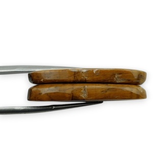 Tygrysie oko para kaboszonów z dziurką 31x14 mm nr R158