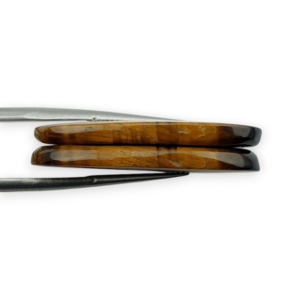 Tygrysie oko para kaboszonów z dziurką 31x15 mm nr R156