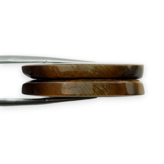 Tygrysie oko para kaboszonów z dziurką 31x20 mm nr R206
