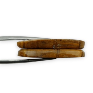 Tygrysie oko para kaboszonów z dziurką 32x17 mm nr R177