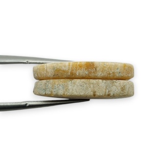 Fossil para kaboszonów z dziurką 21x13 mm nr R395