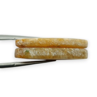 Fossil para kaboszonów z dziurką 23x15 mm nr R407