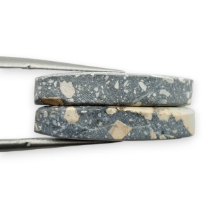 Jaspis maligano para kaboszonów z dziurką 24x12 mm nr R270