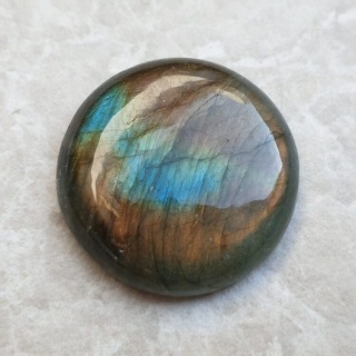 Labradoryt kaboszon fi 30 mm nr B701