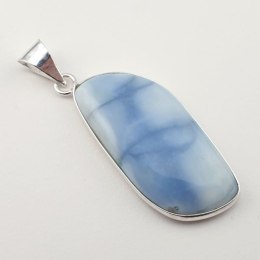 Opal niebieski zawieszka 40x20 mm nr 17