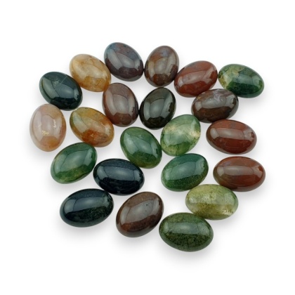 Agat indyjski kaboszon 14x10 mm 1 szt