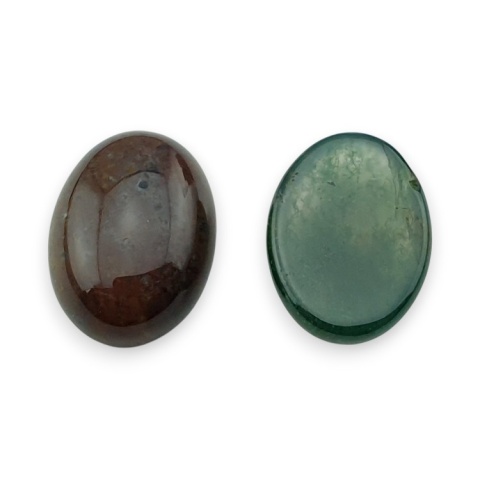 Indian agate cabochon 14x10 mm 1 pc