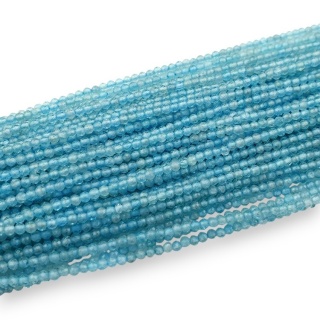 Apatyt jasny kula fasetowana 2 mm sznur