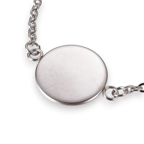 Bransoletka z bazą kaboszonu 12 mm 14,5+5,5 cm