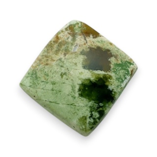Chrom chalcedon kaboszon 16x16 mm nr 72