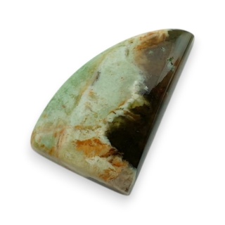 Chrom chalcedon kaboszon 21x14 mm nr 69