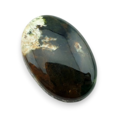 Chrom chalcedon kaboszon 31x21 mm nr 45