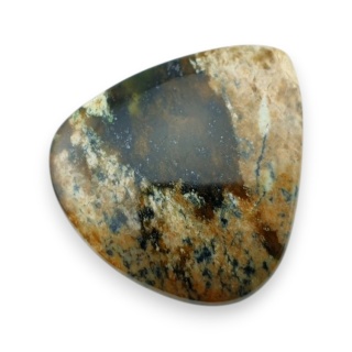 Chrom chalcedon kaboszon 32x29 mm nr 60