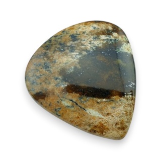 Chrom chalcedon kaboszon 32x29 mm nr 60