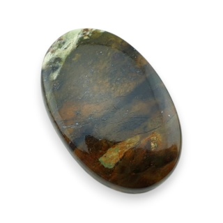 Chrom chalcedon kaboszon 34x22 mm nr 30