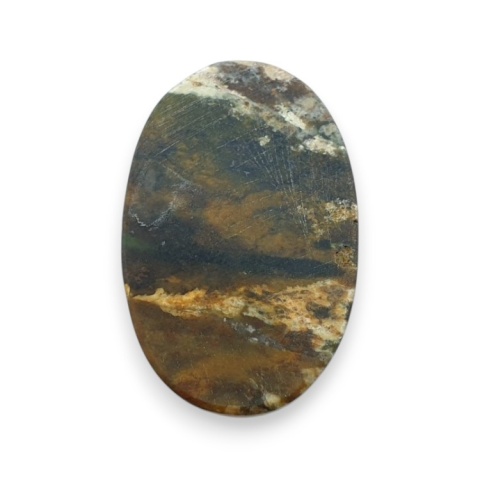 Chrom chalcedon kaboszon 34x22 mm nr 30