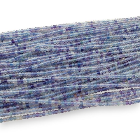 Fluoryt oponka fasetowana 2,5x2 mm sznur