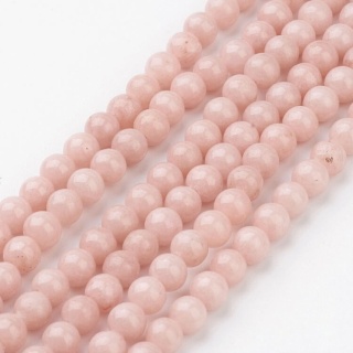 Jadeit pink opal kula 4 mm sznur