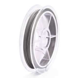 Japońska linka jubilerska stalowa powlekana SakuLux 0,4 mm szpula 10 m clear