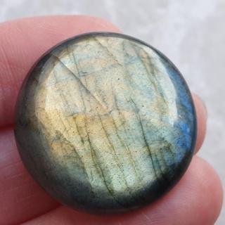 Labradorite round cabochon fi 28x mm no B729