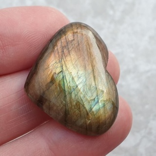 Labradorite cabochon heart 30x23 mm no 178